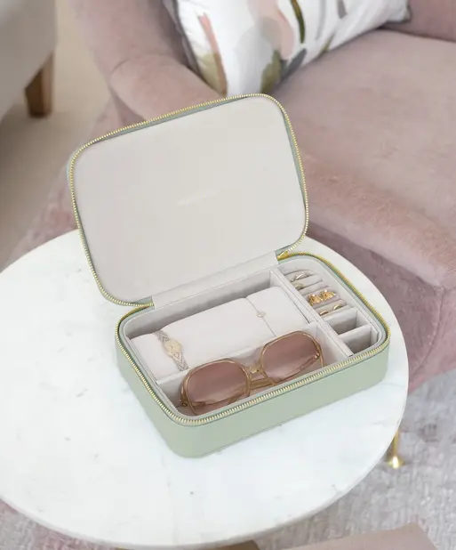 Sage Green Jewellery & Accessories Box
