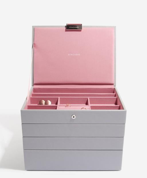 Grey & Rose Classic Jewellery Box Set of 4