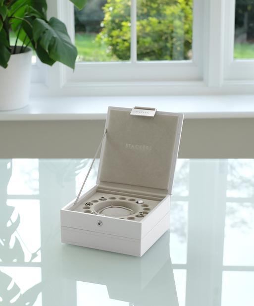 White Charm Jewellery Box