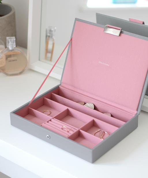 Grey & Rose Classic Jewellery Box Lid