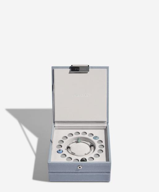 Dusky Blue Charm Jewellery Box