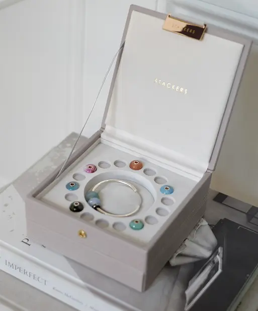 Taupe Charm Jewellery Box