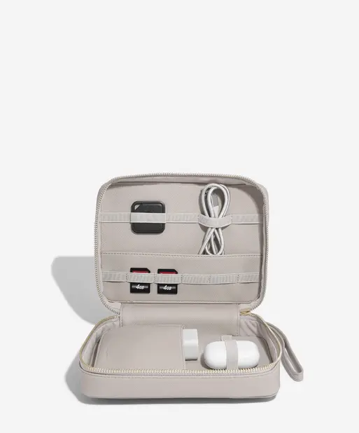 Taupe Cable Tidy Bag
