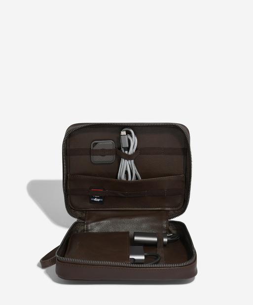 STACKERS BROWN CABLE TIDY BAG