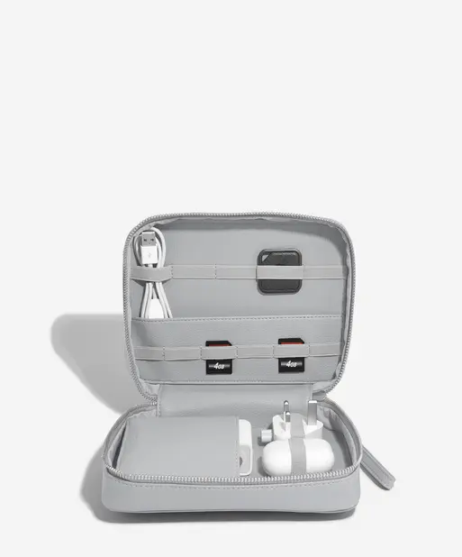 Pebble Grey Cable Tidy Bag