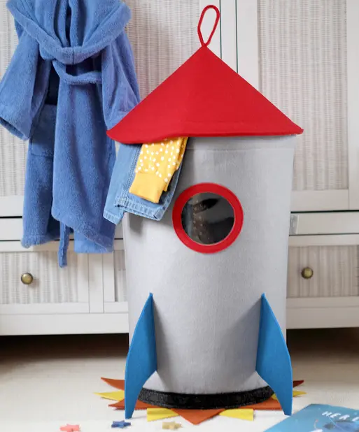 Rocket Laundry Storage Basket