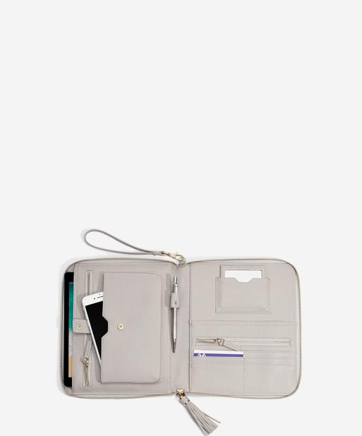Taupe Clutch Bag
