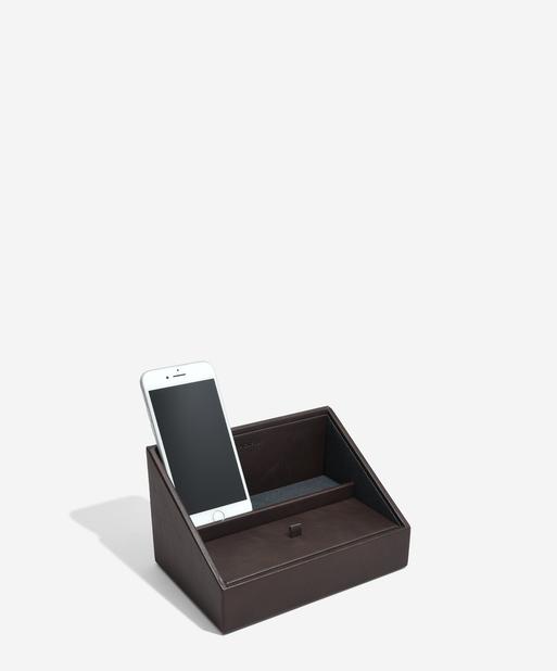 Brown Phone Valet