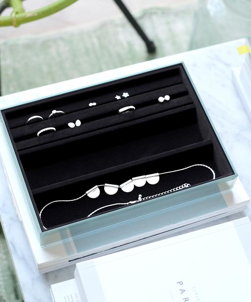 Mirror Glass Classic Ring & Bracelet Layer