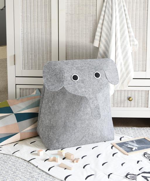 Edward Elephant Laundry Storage Basket