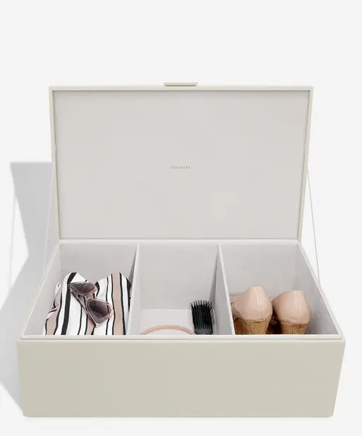 STACKERS LARGE STORAGE BOX OATMEAL
