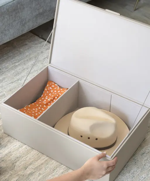 STACKERS LARGE STORAGE BOX OATMEAL