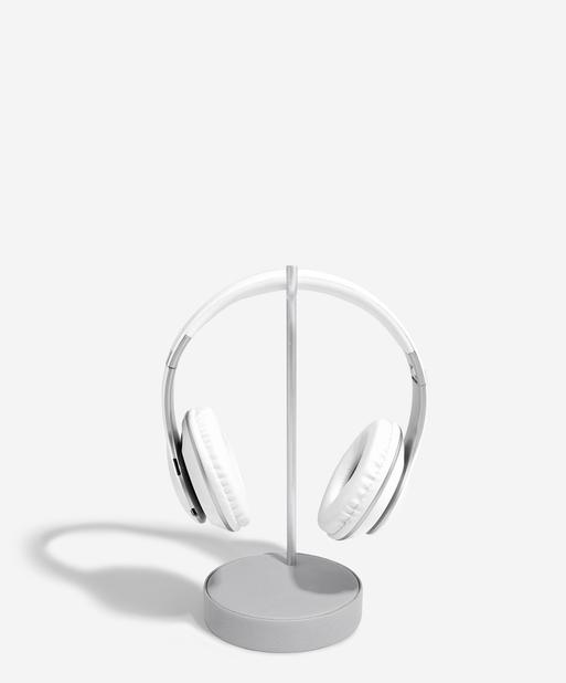 Pebble Grey & Chrome Headphone Stand