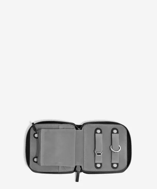Pebble Black Compact Jewellery Roll