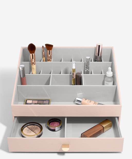 Blush Pink Supersize Makeup Organiser