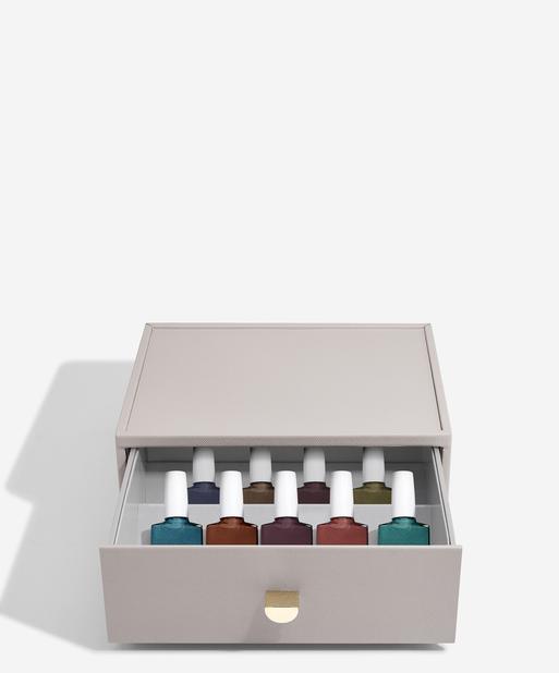 Taupe Classic Nail Polish Drawer