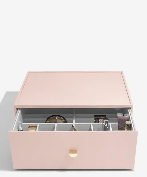 Blush Pink Supersize Makeup Deep Drawer