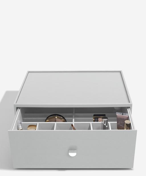 Pebble Grey Supersize Makeup Deep Drawer