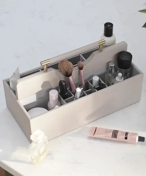 Taupe Supersize Cosmetic Organiser