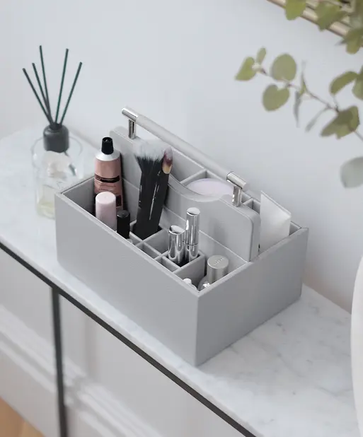 Pebble Grey Classic Cosmetic Organiser