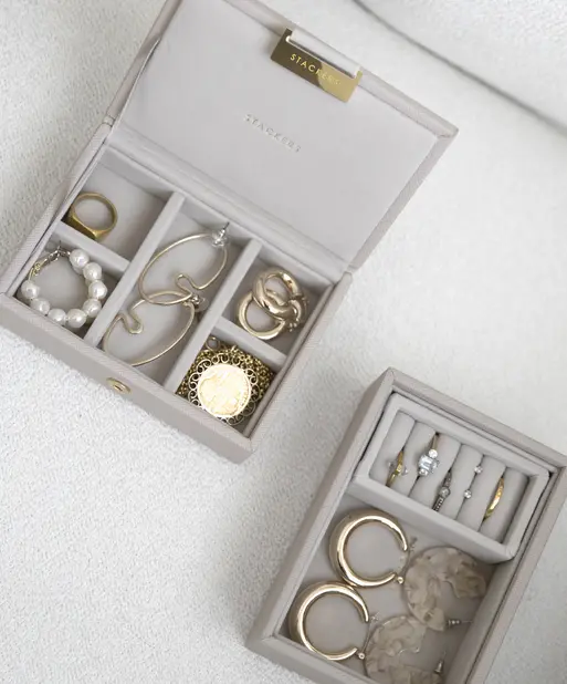 Taupe Micro Jewellery Box