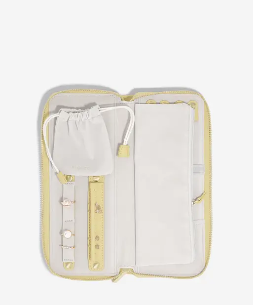 Butter Yellow Jewellery Roll