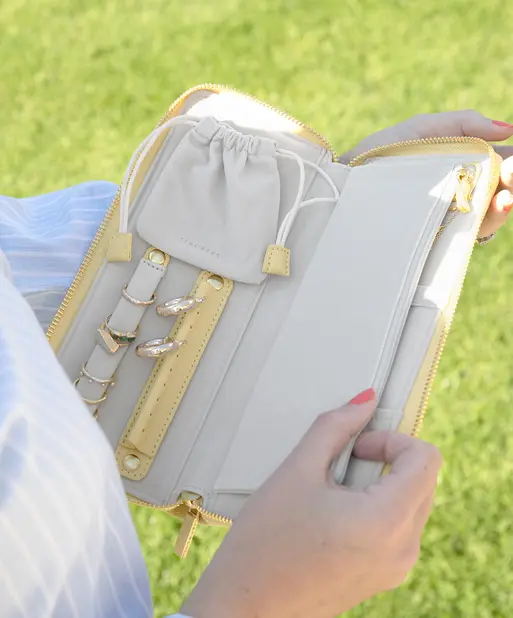 Butter Yellow Jewellery Roll