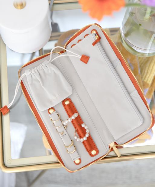 STACKERS ORANGE JEWELLERY ROLL