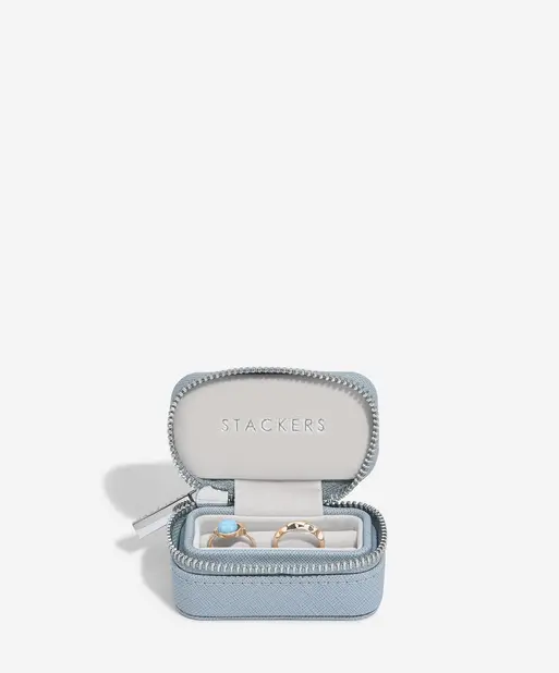 Dusky Blue Ring Box