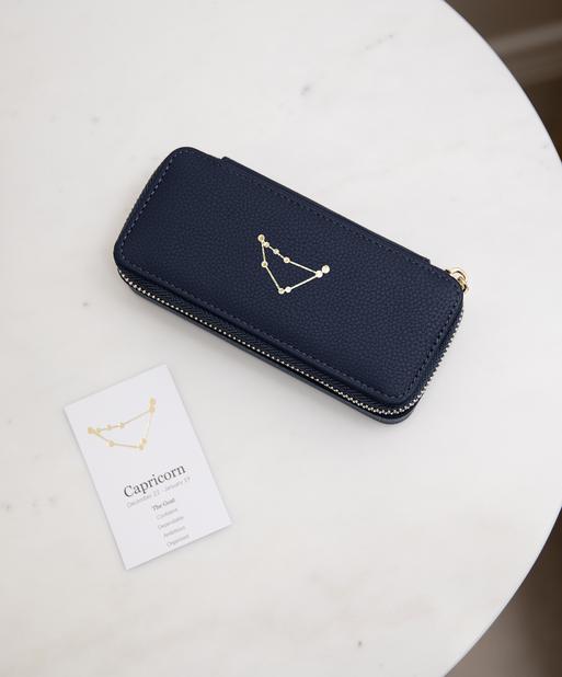 Star Sign Constellation Travel Jewellery Box - Capricorn