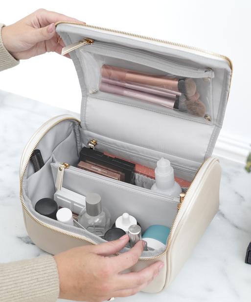 Limited Edition Metallic Pearl Large Cosmetic Case