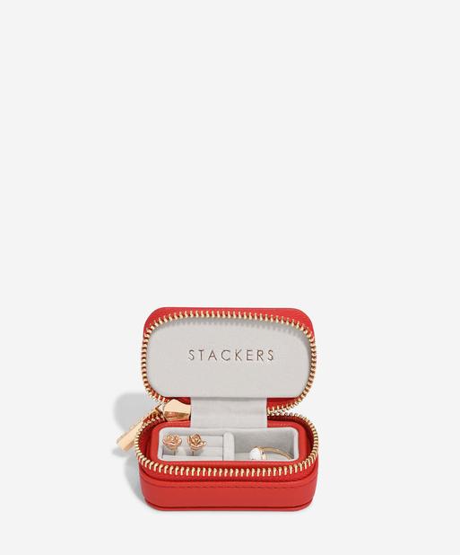 Red Petite Travel Jewellery Box
