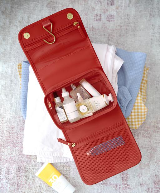 Red Small Hanging Washbag