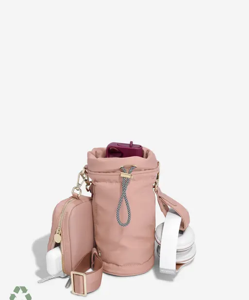 Recycled Nylon Pink Bottle Bag
