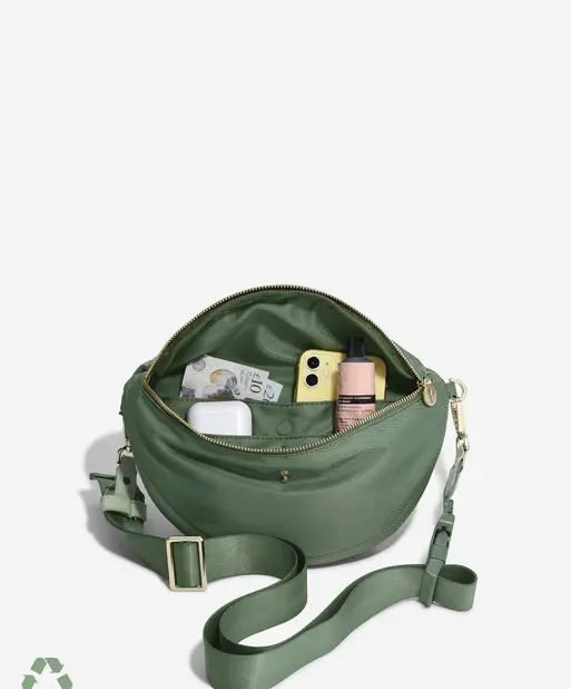 Recycled Nylon Green Bumbag