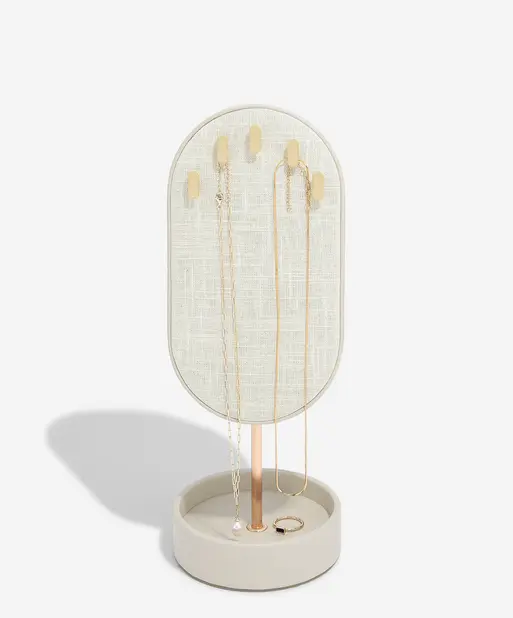 Oatmeal & Linen Necklace Display Stand