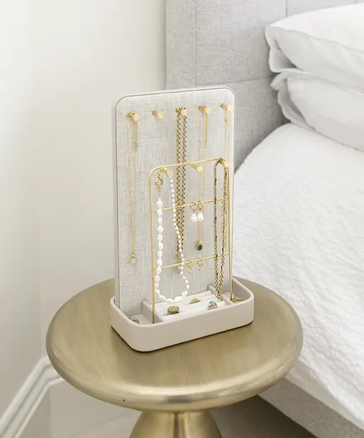 Oatmeal & Linen All-In-One Jewellery Stand