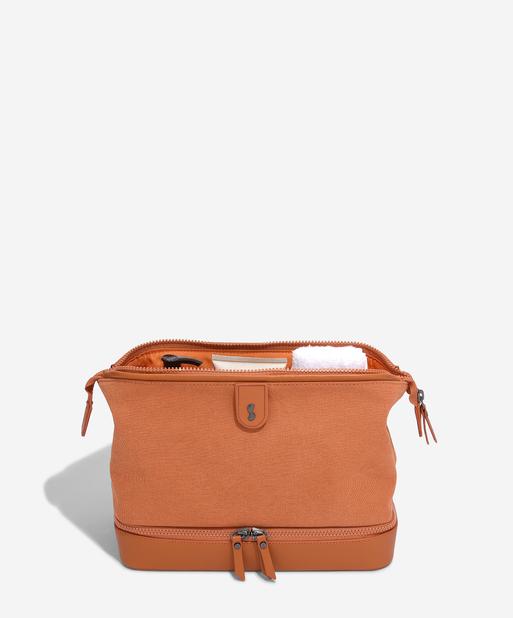 Orange Large Canvas Washbag