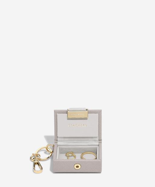 Taupe Nano Jewellery Box Keyring