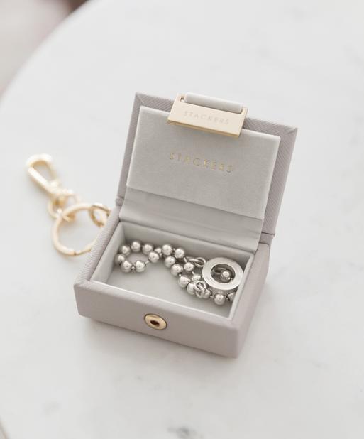 Taupe Nano Jewellery Box Keyring