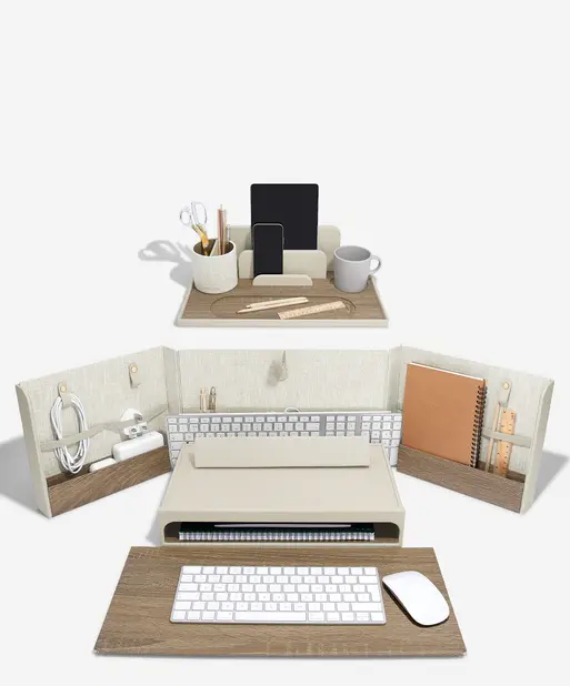 Oatmeal & Linen Office In A Box