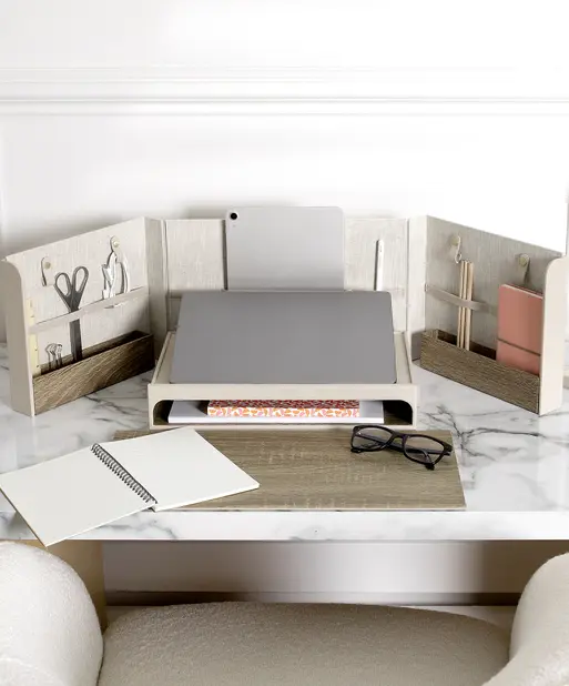 Oatmeal & Linen Office In A Box