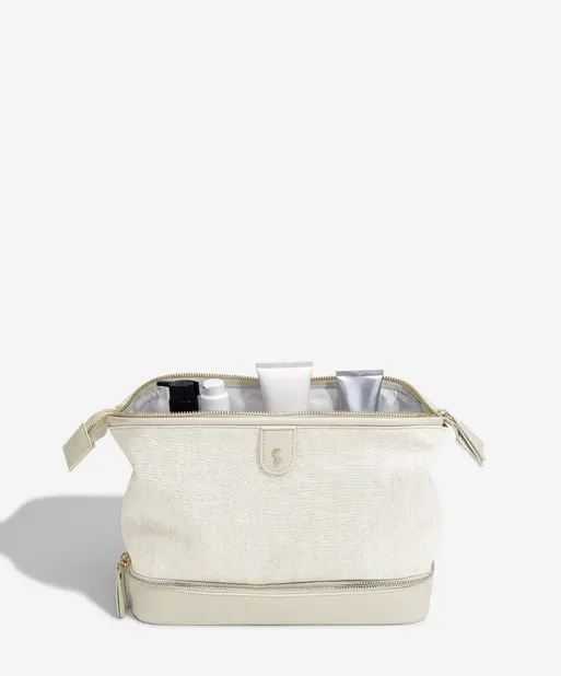 Oatmeal & Linen Washbag