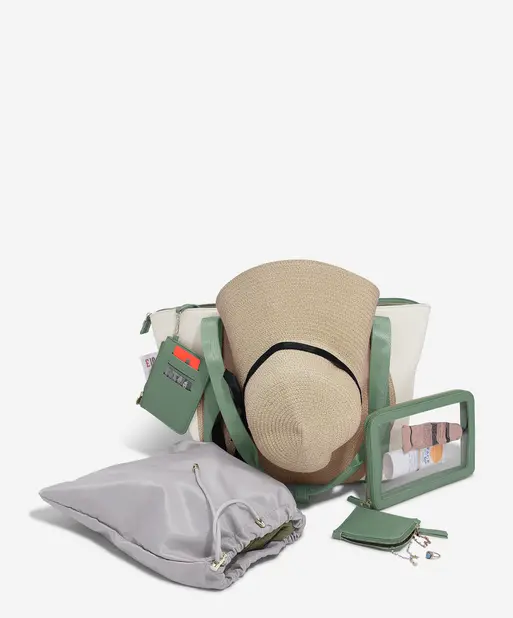 Seafoam Travel Tote Bag
