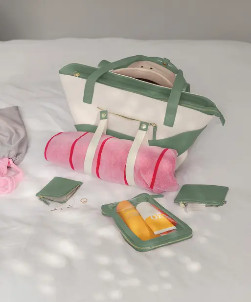 Seafoam Travel Tote Bag