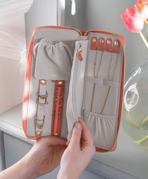 Grapefruit Jewellery Roll