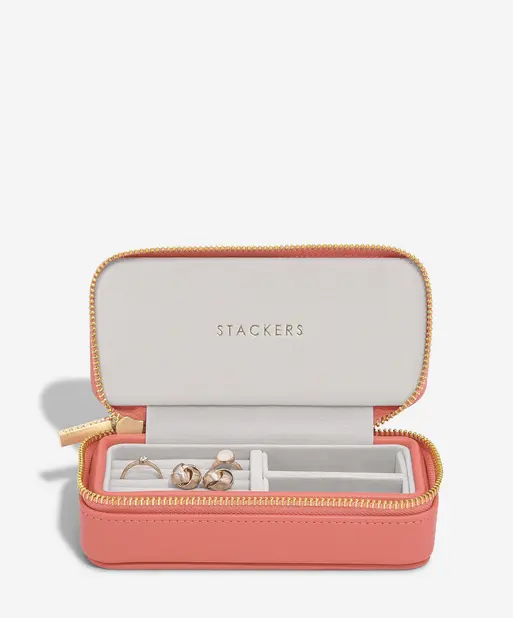 Grapefruit Medium Zipped Jewellery Box