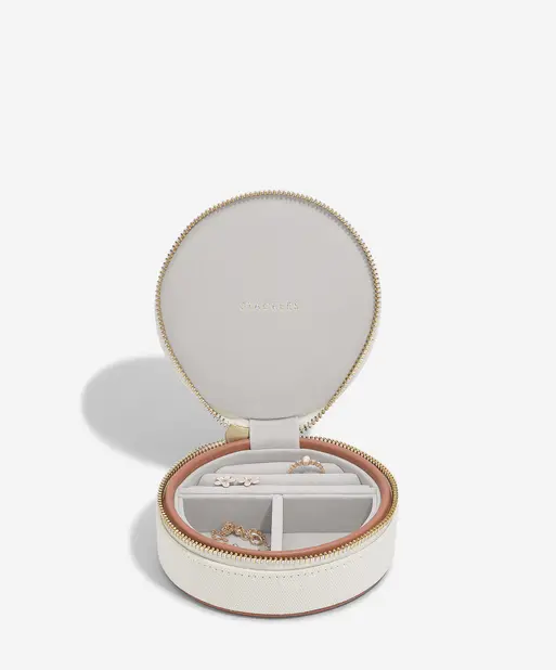 Desert Round Travel Jewellery Box