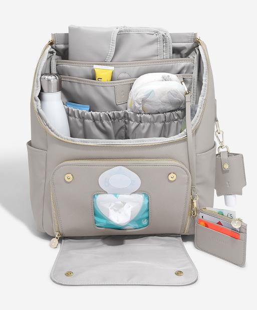 Taupe Baby Changing Backpack