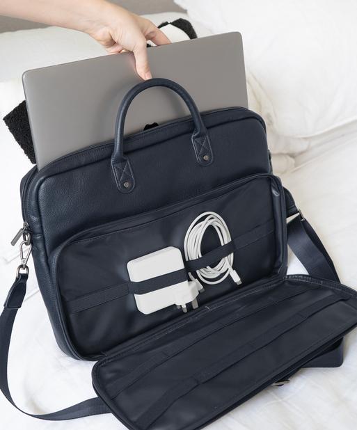 Navy Blue 16" Laptop Bag